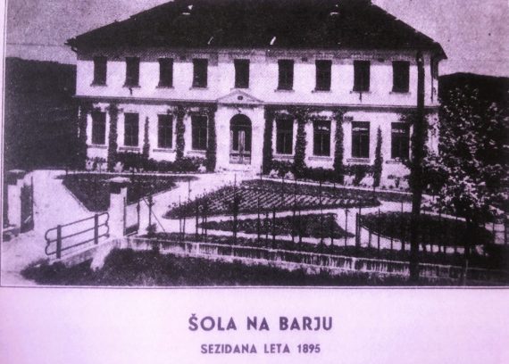 Šola na Barju 1895
